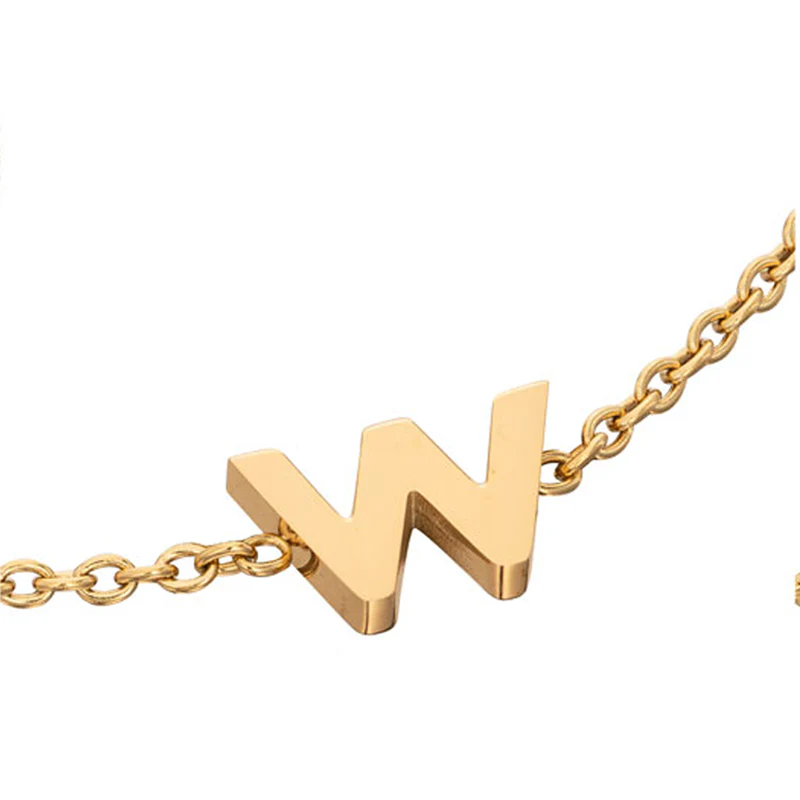 Birthstone & Made Mine Letter Bracelet (Gold) - Image 10