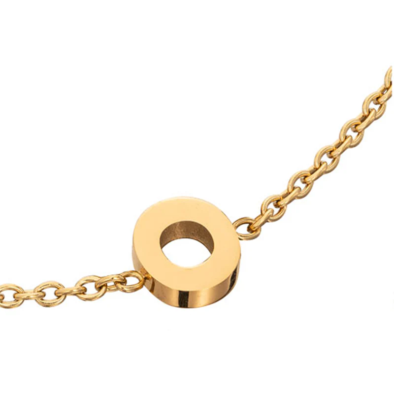 Birthstone & Made Mine Letter Bracelet (Gold) - Image 18