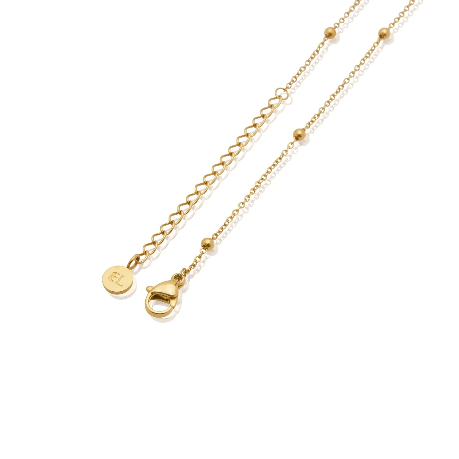 Birthstone Signature Name Necklace (Gold) - Image 7