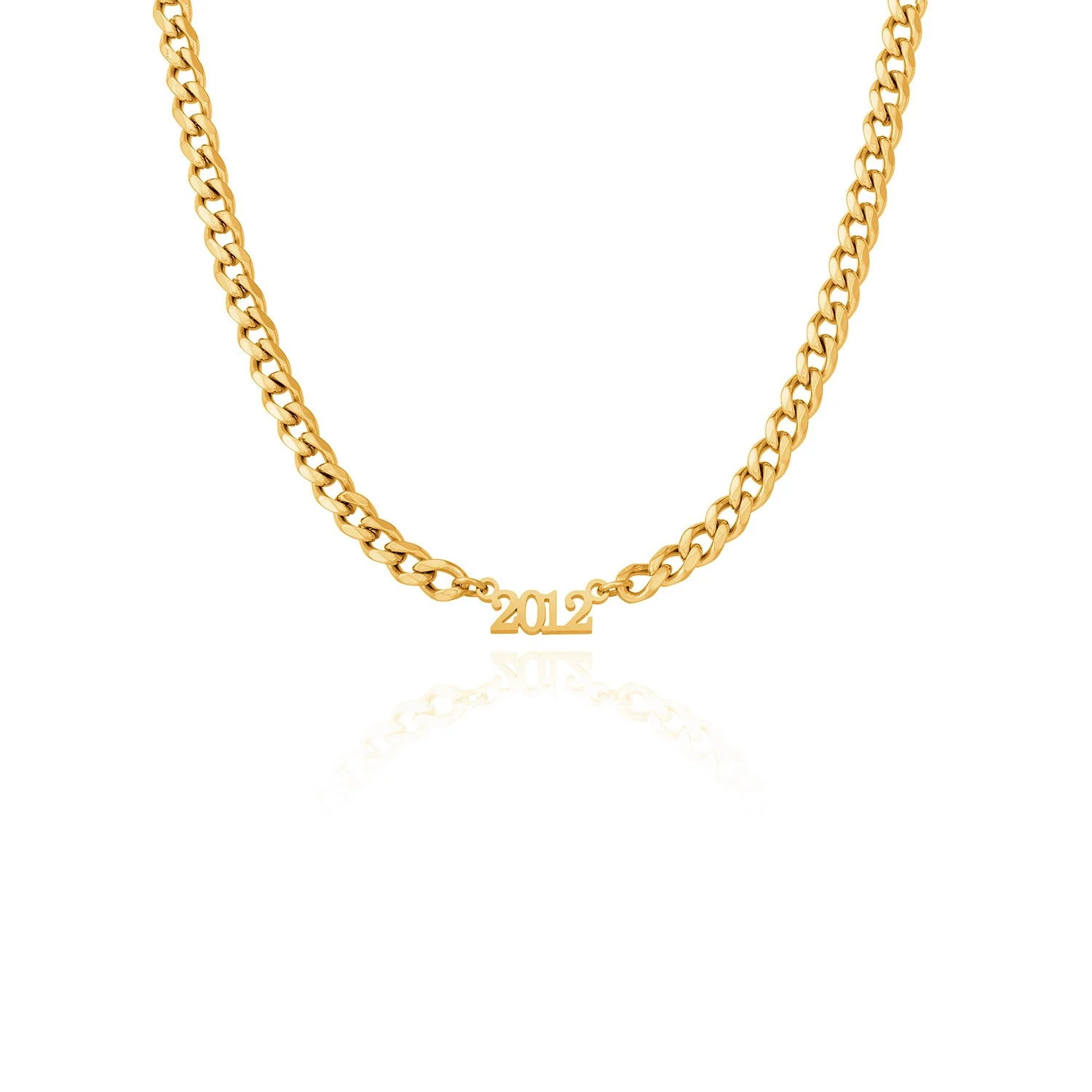 Editorial Date Necklace (Gold) - Image 15