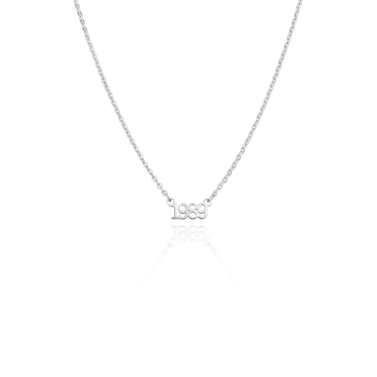Editorial Date Necklace (Silver) - Image 7