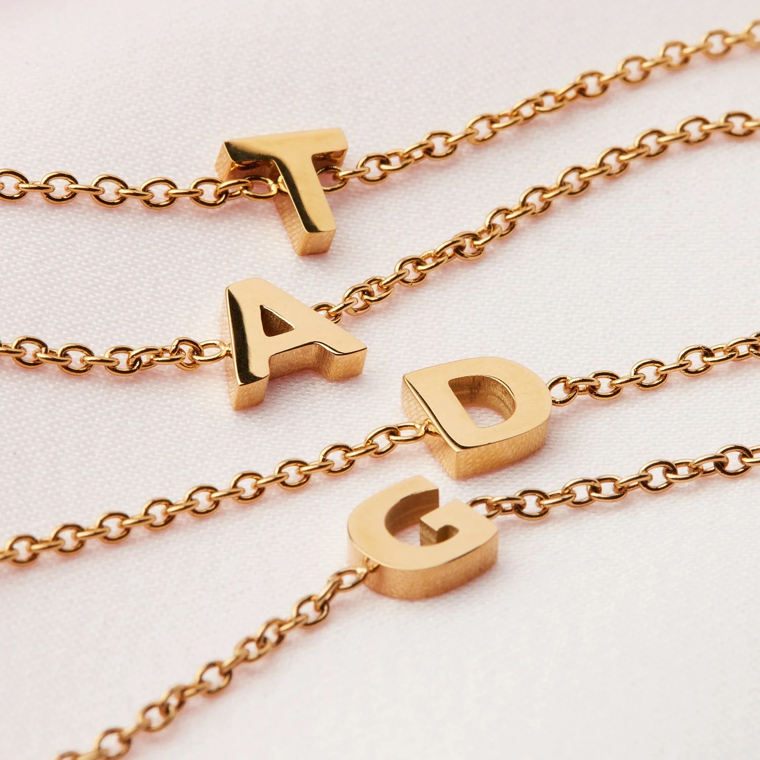 Initial Bracelet (Gold) - Image 7