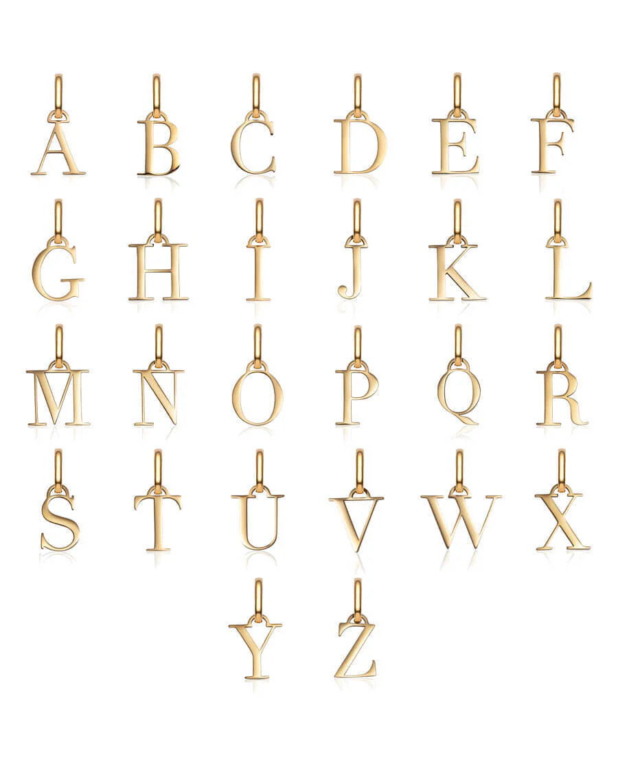 Letter & Birthstone Figaro Chain Bracelet (Gold) - Image 10