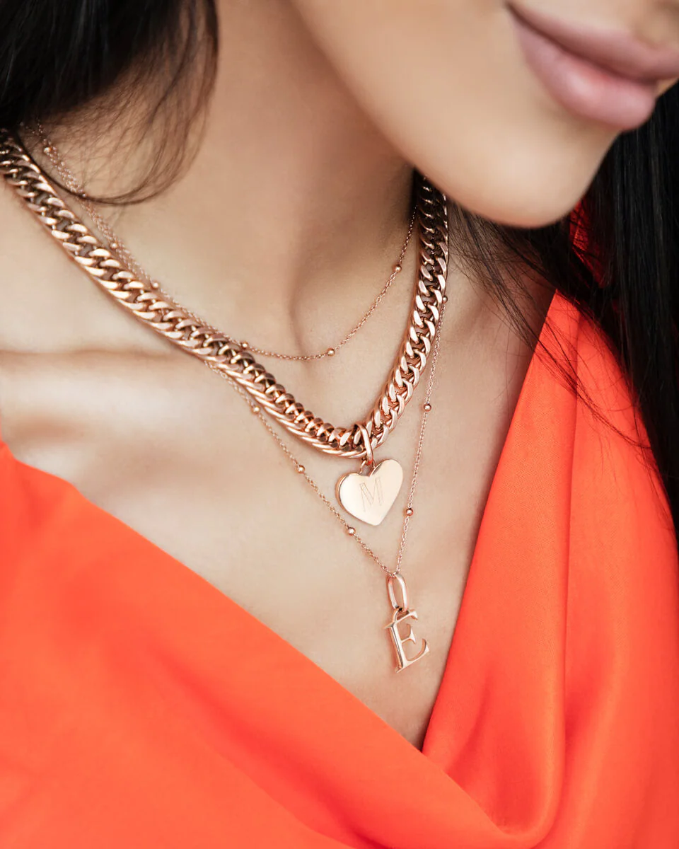 Letter Pendant (Rose Gold) - Image 5