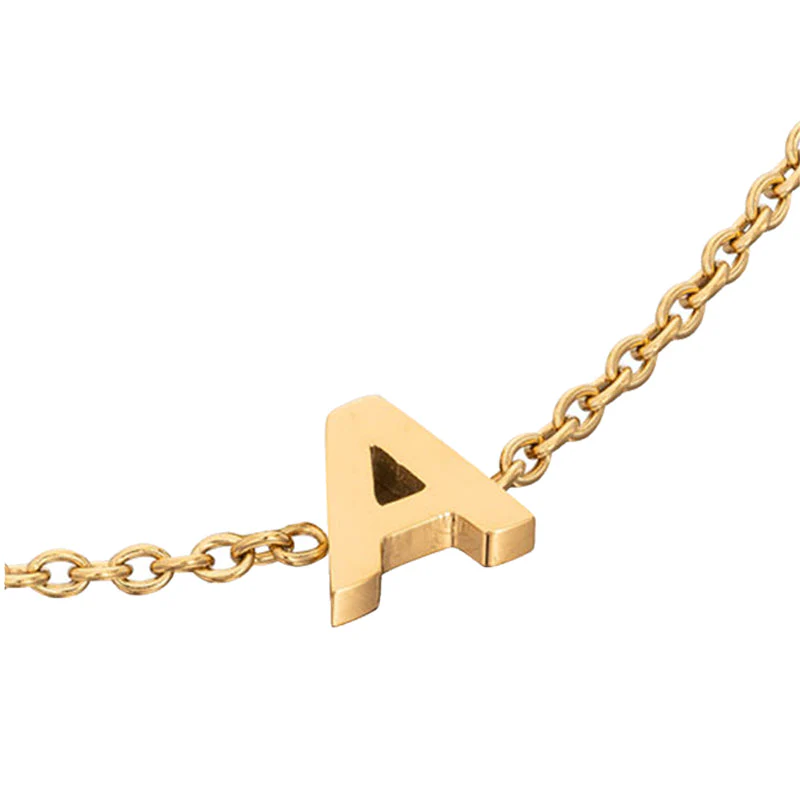 Initial Bracelet (Gold) - Image 10