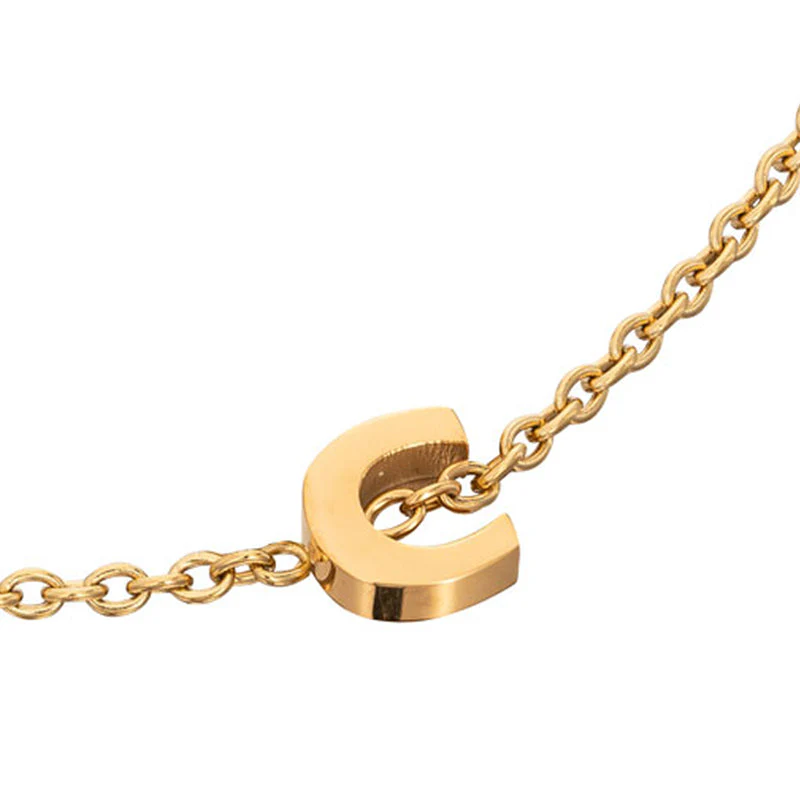 Initial Bracelet (Gold) - Image 12