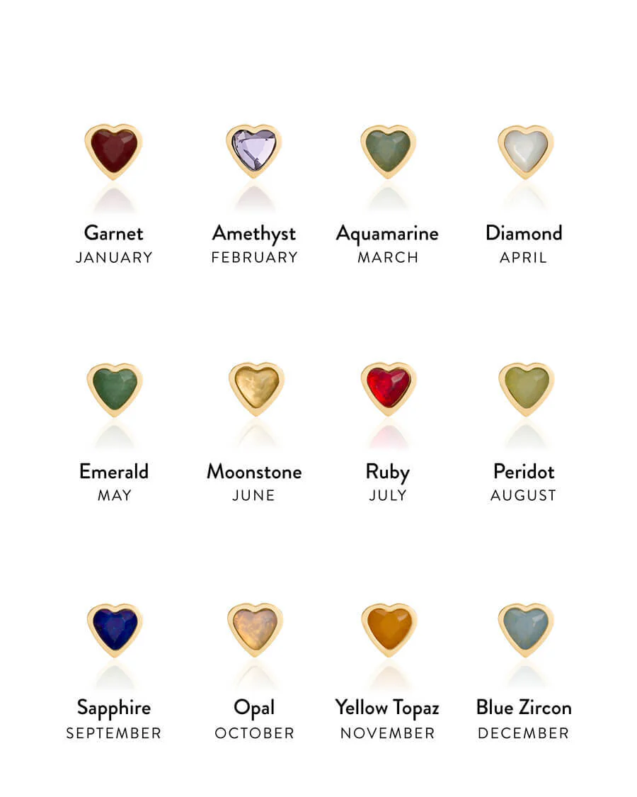 Birthstone Name Necklace (Gold) - Image 6