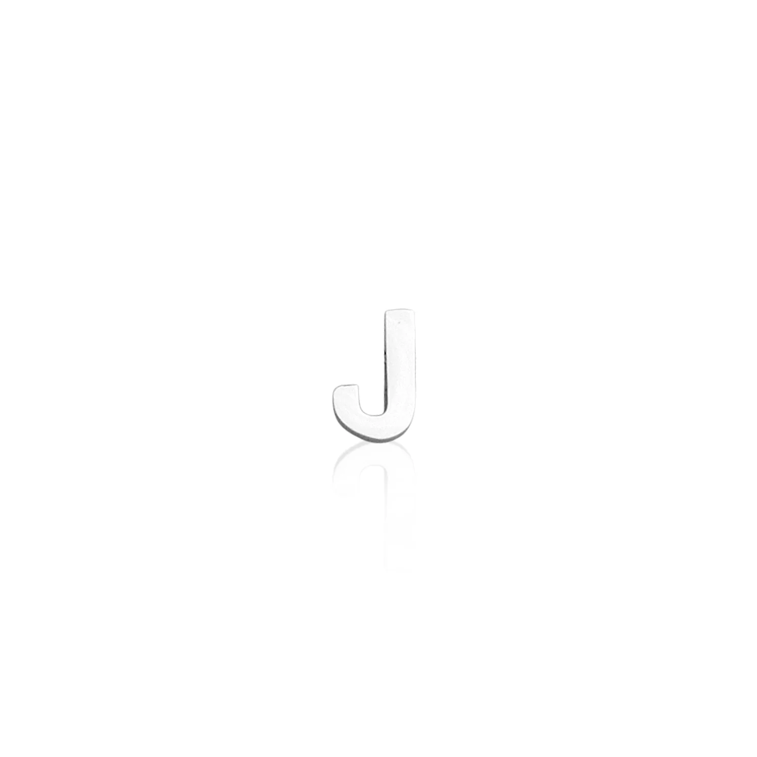 Mini Letter Sphere Chain Necklace (Silver) - Image 15