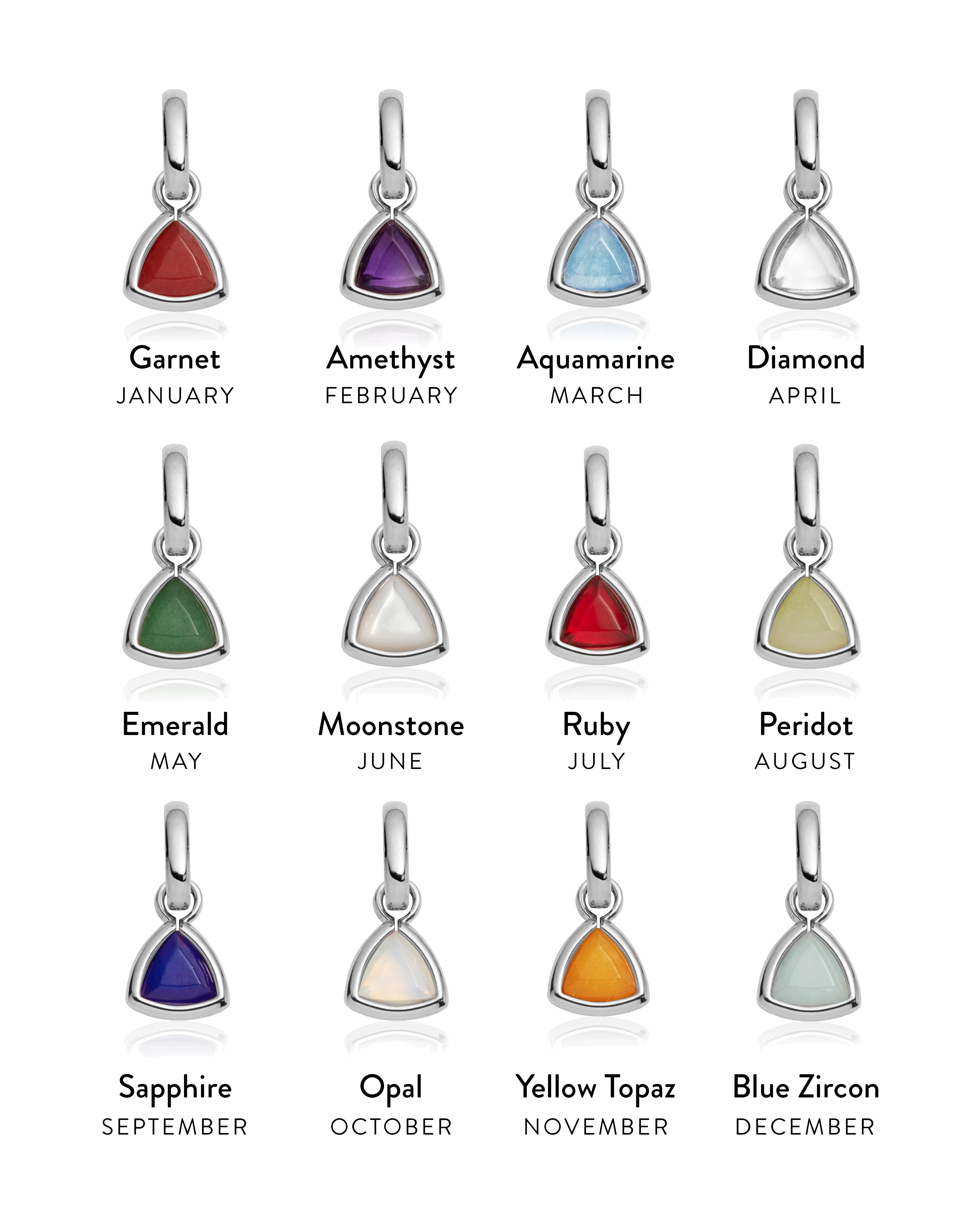 Mini Letter Sphere Chain Necklace (Silver) - Image 4