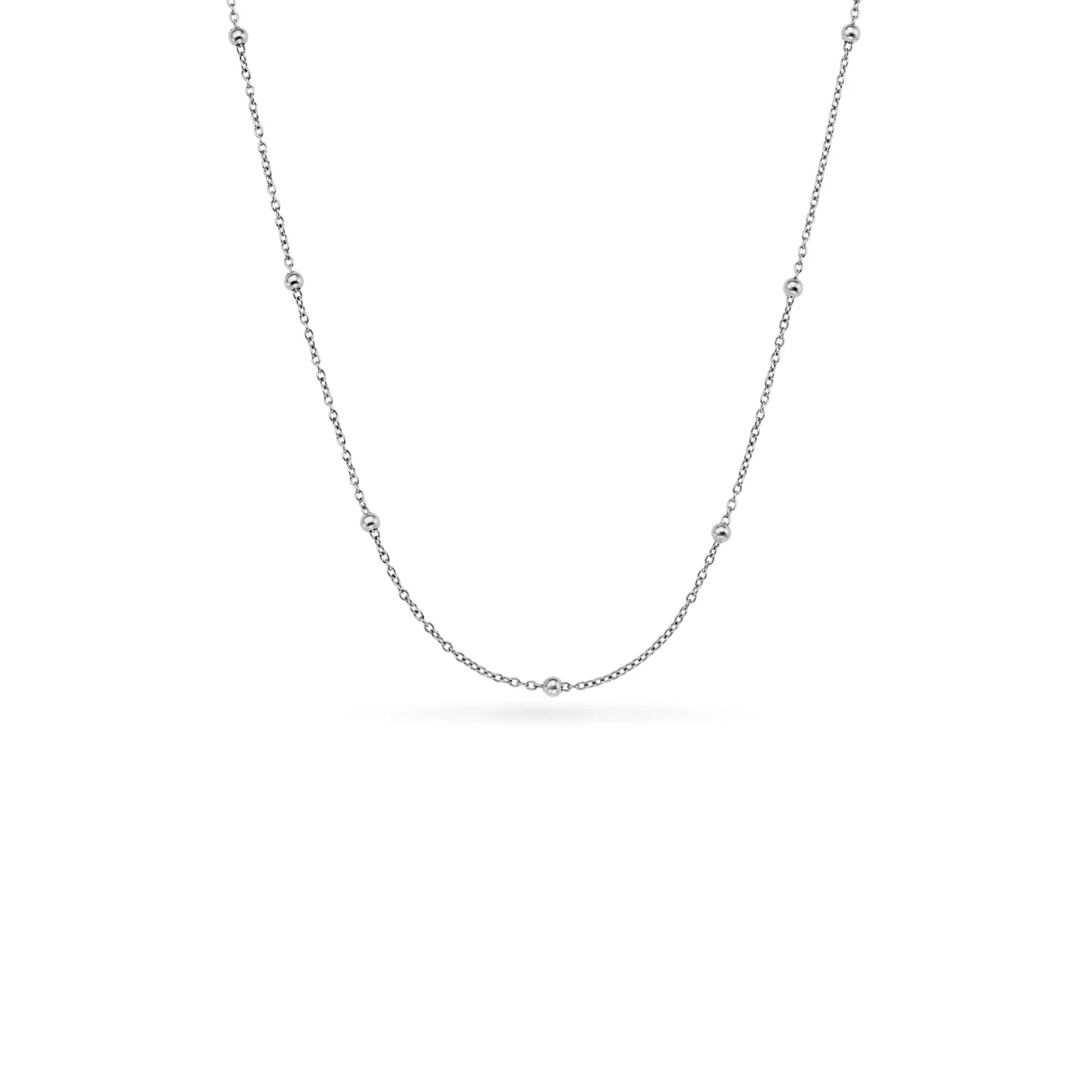 Personalised Initial & Birthstone Necklace (Silver) - Image 9