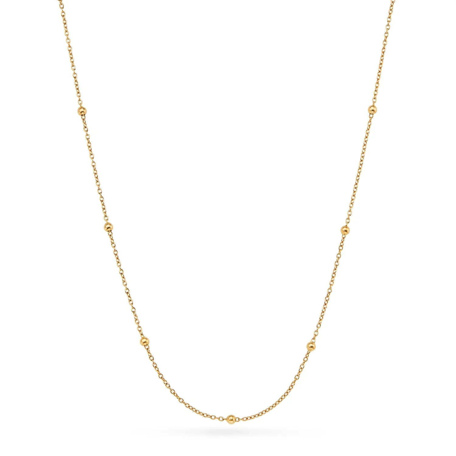 Personalised Initial & Droplet Birthstone Necklace (Gold) - Image 12
