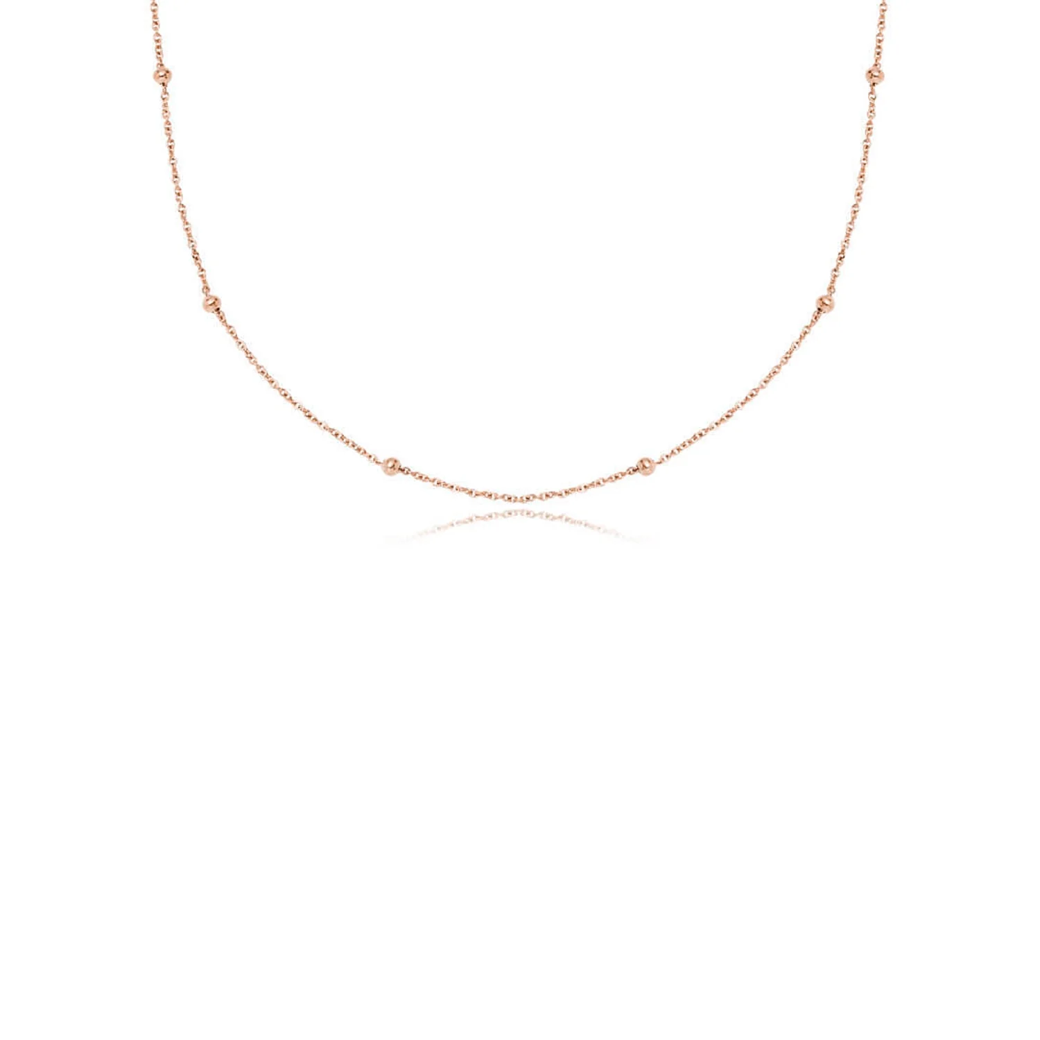 Initial Necklace (Rose Gold) - Image 9