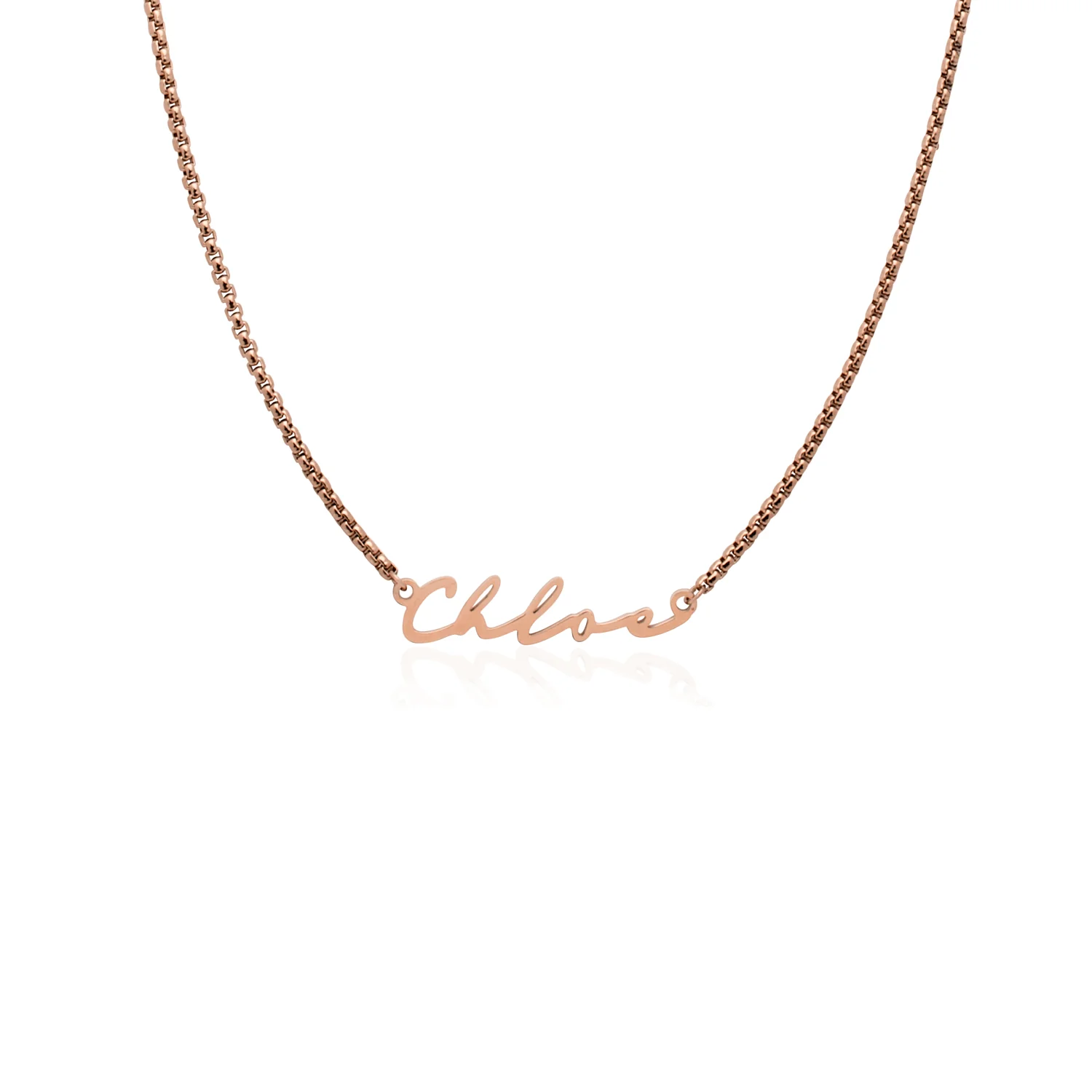 Signature Name Necklace (Rose Gold) - Image 19
