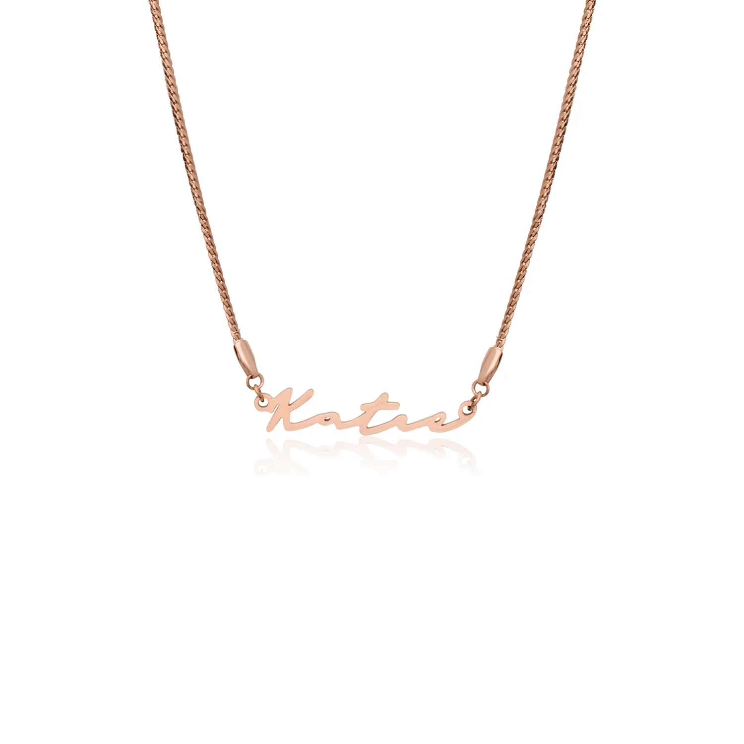 Signature Name Necklace (Rose Gold) - Image 31